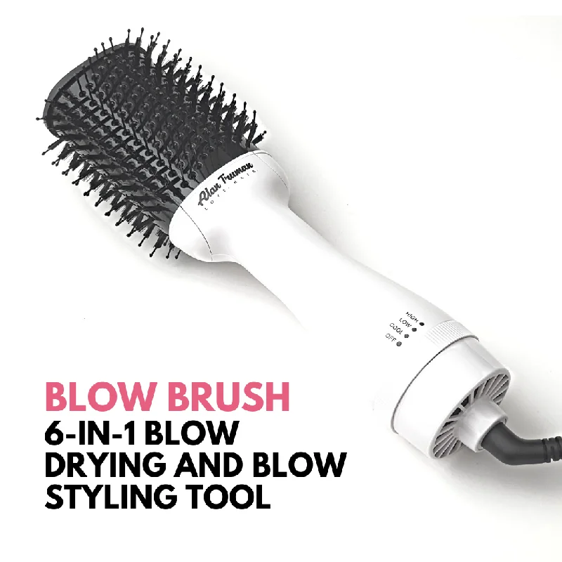 Alan Truman White & Black Blow Dryer Brush