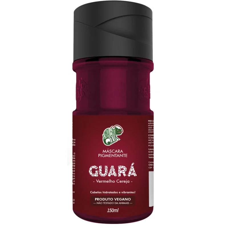 Brazilian Guará Cherry Red Tinting Pigment Vegan Mask 150ml - Kamaleão Color