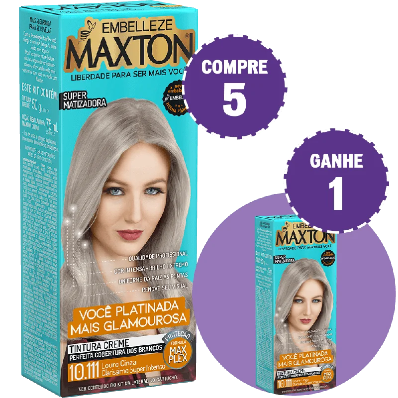 Maxton Blonde Platinum Blonde Gray Gray Super Intense