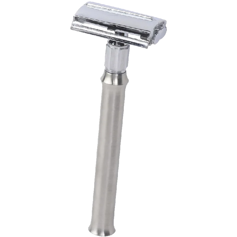 Luxrite Butterfly Head Safety Razor Long Stainless Steel Handle